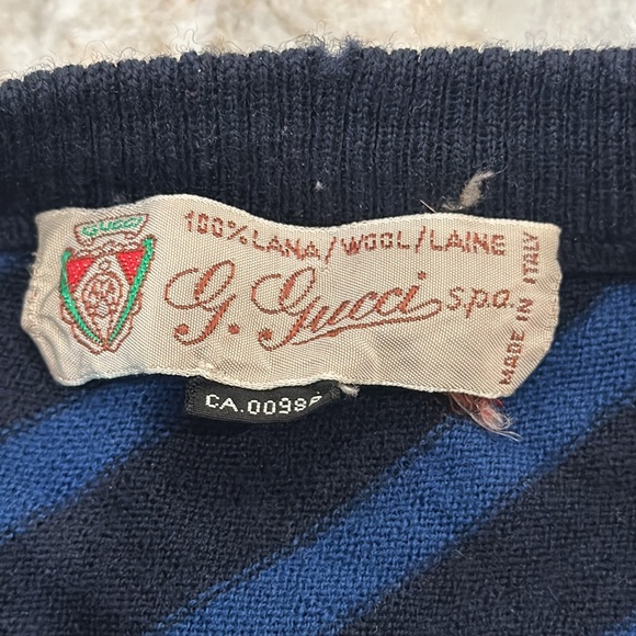 Vintage Gucci Wool Sweater (Holes) - Picture 7 of 16